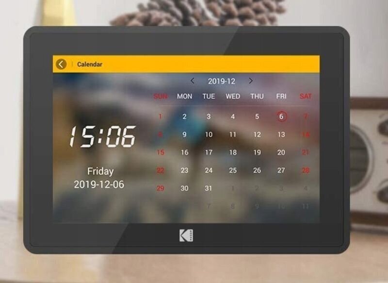 Kodak LED HD 10 "WiFi 10GB RCF-106, balts cena un informācija | Digitālie foto rāmji | 220.lv