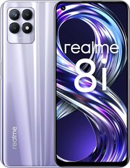 Realme 8i, 4/64GB, Dual SIM, Stellar Purple cena un informācija | Mobilie telefoni | 220.lv