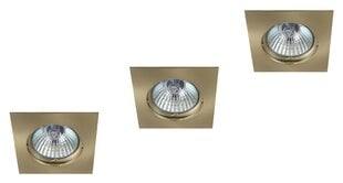 Встраиваемый светильник G.LUX BS-3159 латунь цена и информация | Монтируемые светильники, светодиодные панели | 220.lv