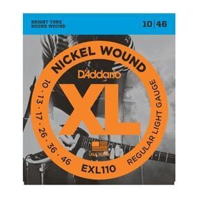 Stīgas elektriskajai ģitārai D'Addario EXL110 .010 cena un informācija | Mūzikas instrumentu piederumi | 220.lv