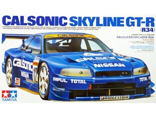 Дизайнер Тамия - Nissan Calsonic Skyline GT-R (R34), 1/24, 24219 цена и информация | Конструкторы и кубики | 220.lv