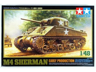 Tamiya - M4 Sherman Early Production, 1/48, 32505 cena un informācija | Konstruktori | 220.lv