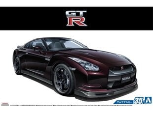 Сборная пластиковая модель Aoshima - Nissan R35 GT-R Spec-V '09, 1/24, 06218 цена и информация | Kонструкторы | 220.lv