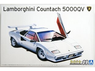 Aoshima - Lamborghini Countach 5000QV 1985/1988, 1/24, 05945 cena un informācija | Konstruktori | 220.lv