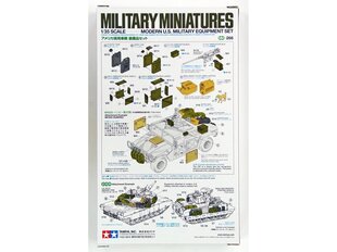 Tamiya - Modern U.S. Military Equipment Set, 1/35, 35266 cena un informācija | Konstruktori | 220.lv