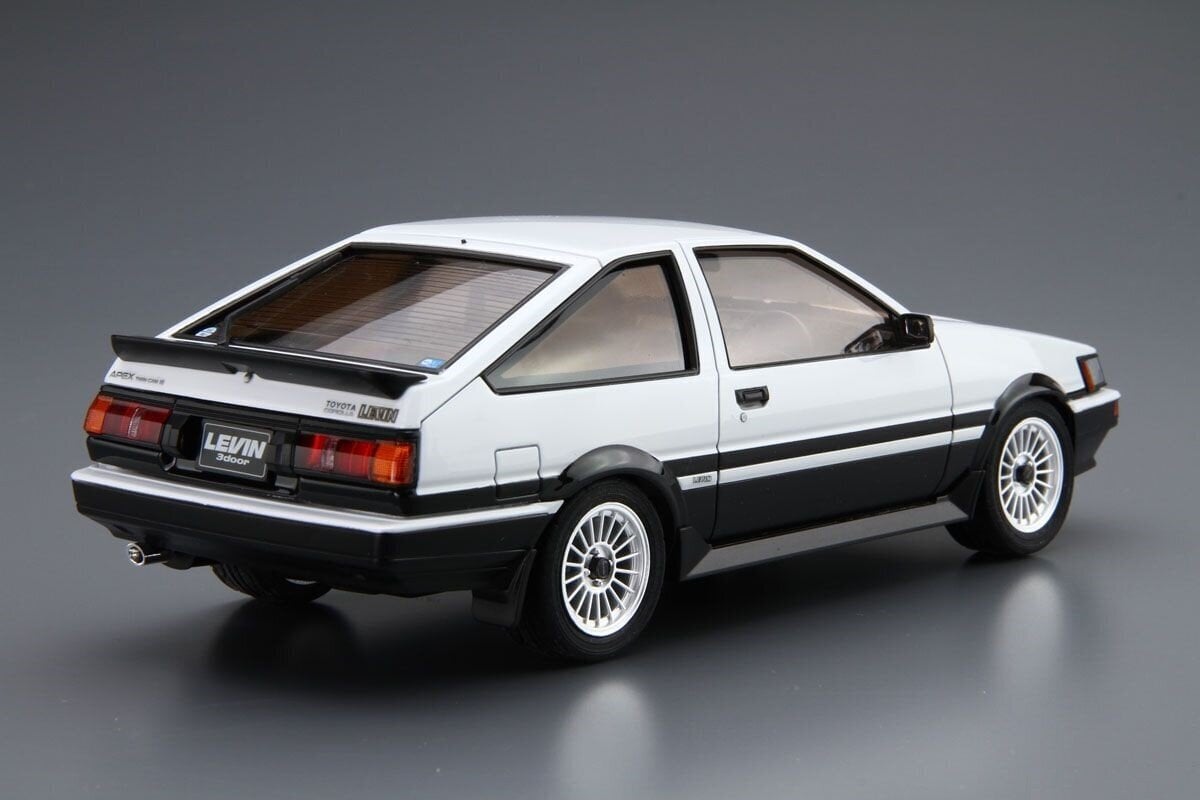 Aoshima - Toyota AE86 Corolla Levin GT-APEX `85, 1/24, 06192 cena un informācija | Konstruktori | 220.lv