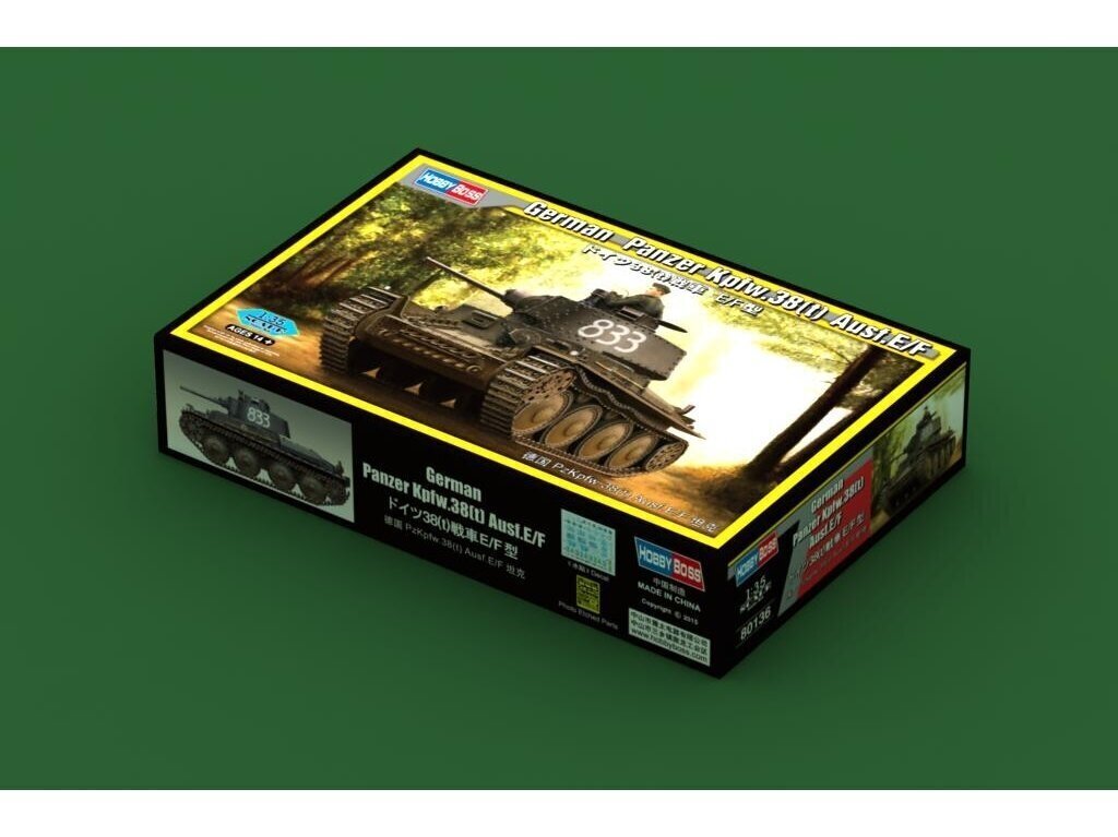 Hobbyboss - German Panzer Kpfw.38(t) Ausf.E/F, 1/35, 80136 cena un informācija | Konstruktori | 220.lv