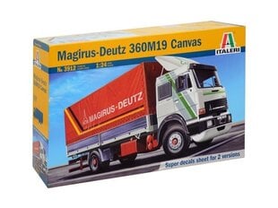 Italeri - Magirus-Deutz 360M19 Canvas, 1/24, 3912 cena un informācija | Konstruktori | 220.lv