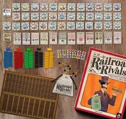 Настольная игра Railroad Rivals цена и информация | Настольная игра | 220.lv