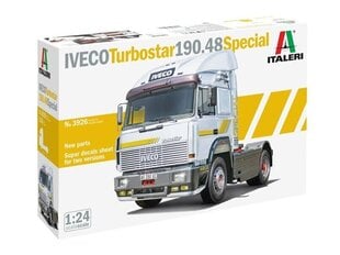Сборная пластиковая модель Italeri - IVECO Turbostar 190.48 Special, 1/24, 3926 цена и информация | Конструкторы и кубики | 220.lv