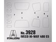 Italeri - IVECO Hi-Way 480 E5 (Low Roof), 1/24, 3928 cena un informācija | Konstruktori | 220.lv