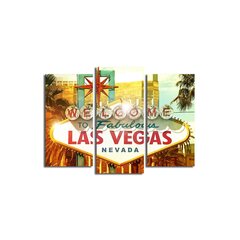 Trīs daļu reprodukcija Las Vegas cena un informācija | Gleznas | 220.lv