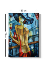 Репродукция Женщина с бокалом вина цена и информация | Картины | 220.lv
