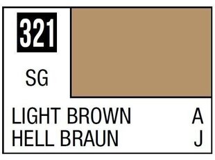 Краска Mr.Hobby - нитрокраска серии Mr.Color С-321 светло-коричневая, 10 мл цена и информация | Принадлежности для рисования, лепки | 220.lv