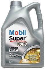 Motoreļļa Mobil Super 3000 F-P 0W-30, 5L cena un informācija | Mobil Auto preces | 220.lv