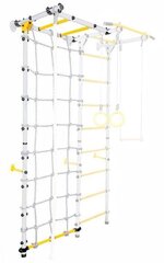 Sporta komplekss (vingrošanas siena) JUNIOR ATLET LIGHT 2-in-1, balti pelēks, 220x140 cm цена и информация | Шведские стенки | 220.lv