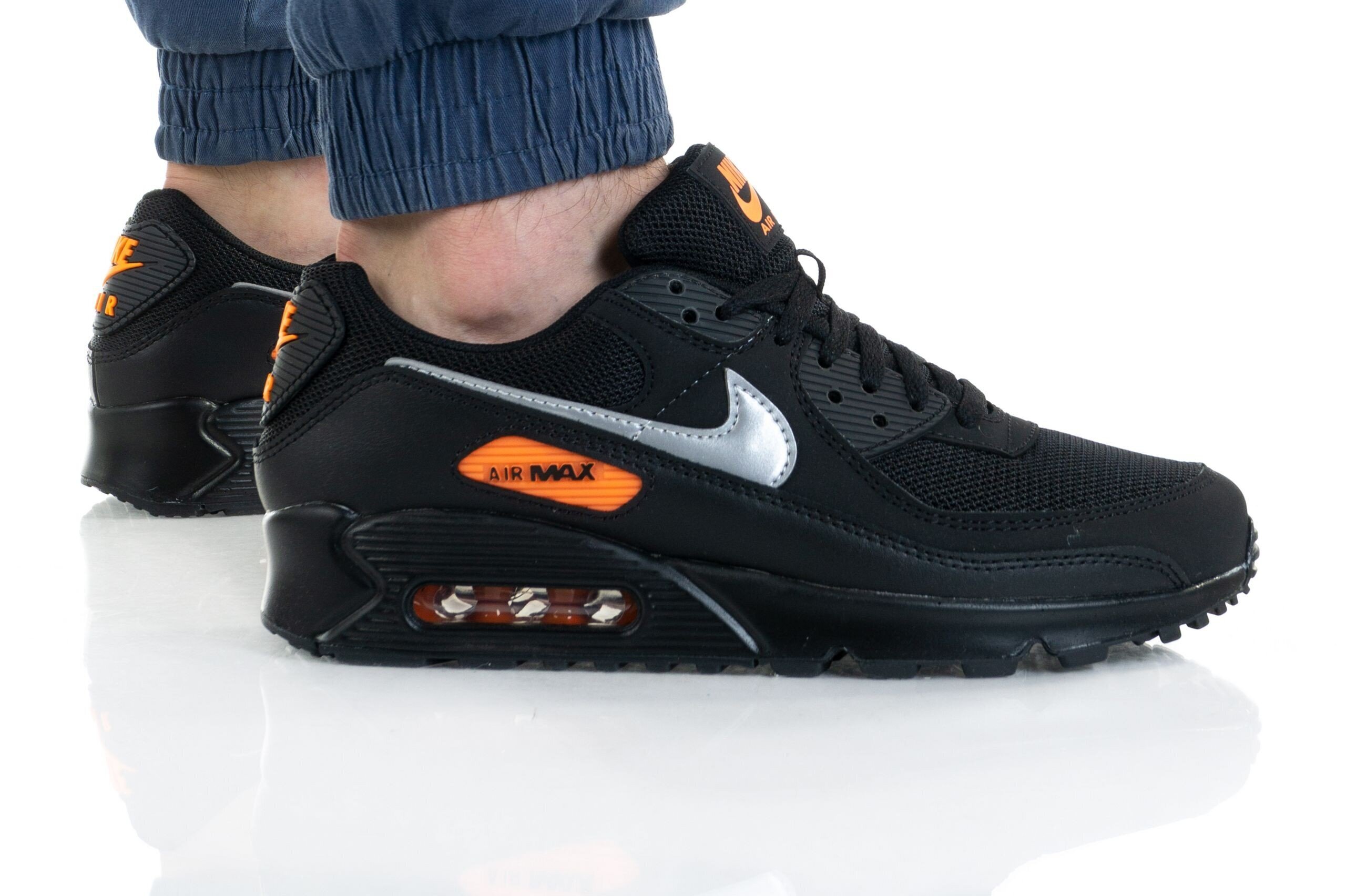 Повседневная обувь для мужчин Nike Air Max 90, черная цена | 220.lv