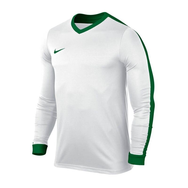 Zēnu sporta krekls Nike JR Striker Dri Fit IV Jr 725977 102, balts-zaļš cena un informācija | Zēnu krekli | 220.lv