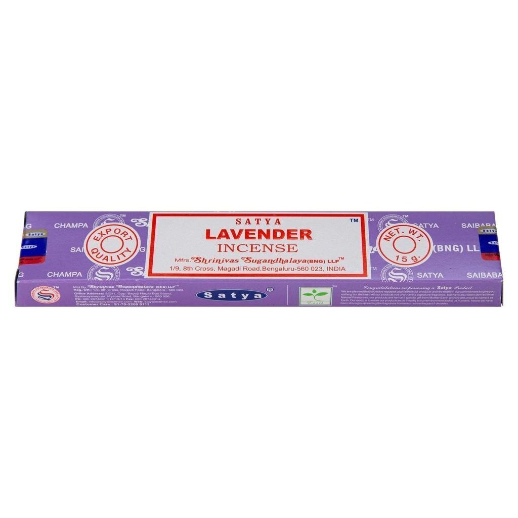 Vīraka kociņi Satya Lavender, 15 g cena un informācija | Mājas aromāti | 220.lv