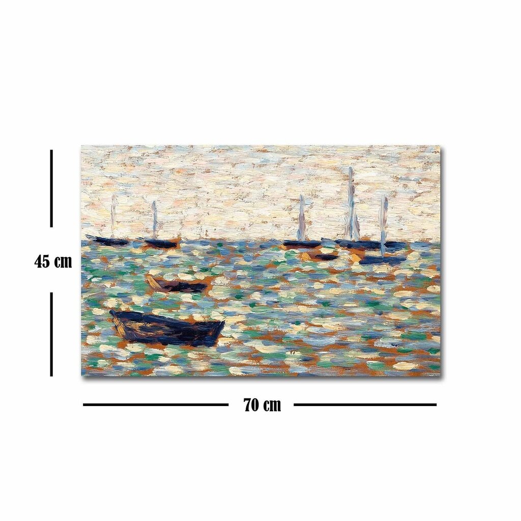 Reprodukcija La mer à grandcamp (Georges Seurat) cena un informācija | Gleznas | 220.lv