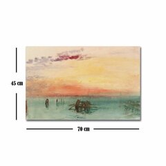 Reprodukcija The Lagoon near Venice, at Sunset (William Turner) cena un informācija | Gleznas | 220.lv