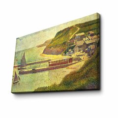 Репродукция Harbour at Port‑en‑Bessin at High Tide (Georges Seurat) цена и информация | Картины | 220.lv