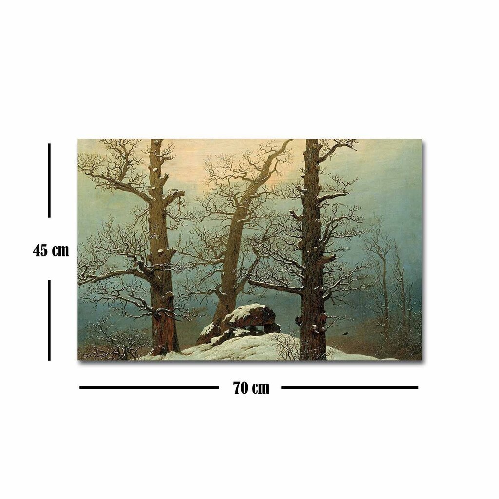 Reprodukcija Cairn in Snow (Kaspars Dāvids Frīdrihs) cena un informācija | Gleznas | 220.lv