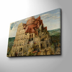 Репродукция La Torre di Babele (Pieter Bruegel) цена и информация | Картины | 220.lv