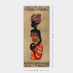 Репродукция Африканка с Фруктами на голове цена и информация | Картины | 220.lv