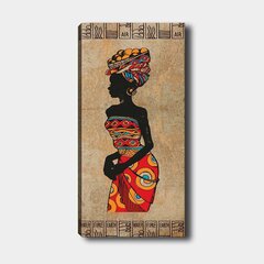 Репродукция Африканка с Фруктами на голове цена и информация | Картины | 220.lv