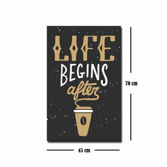 Репродукция Life Begins After Coffee цена и информация | Картины | 220.lv