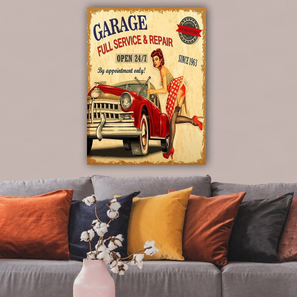 Reprodukcija Garage cena un informācija | Gleznas | 220.lv