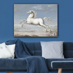 Reprodukcija Balts zirgs cena un informācija | Gleznas | 220.lv