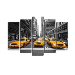 Piecu daļu reprodukcija Dzeltens taxi цена и информация | Картины | 220.lv