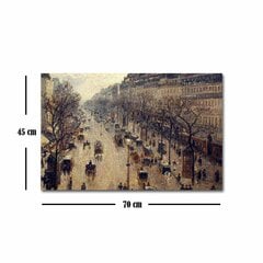 Reprodukcija Boulevard Montmartre en la mañana de invierno (Camille Pissarro) cena un informācija | Gleznas | 220.lv