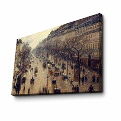 Репродукция Boulevard Montmartre en la mañana de invierno (Camille Pissarro) цена и информация | Картины | 220.lv