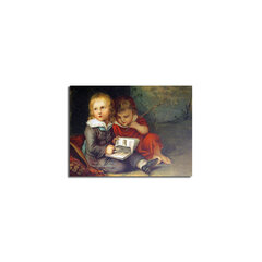 Reprodukcija Bērni lasa cena un informācija | Gleznas | 220.lv