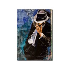 Репродукция на холсте Курящий мужчина цена и информация | Картины | 220.lv