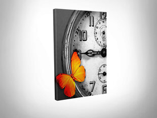 Репродукция Часы и бабочка цена и информация | Картины | 220.lv
