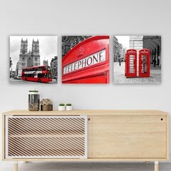 Репродукция из трех частей Лондон цена и информация | Картины | 220.lv