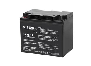 Svina akumulators Vipow 12V 75Ah цена и информация | Аккумуляторы | 220.lv
