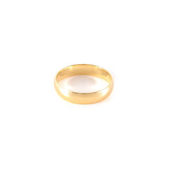 Классическое обручальное кольцо из жёлтого золота ZG4MMY цена и информация | Кольца | 220.lv