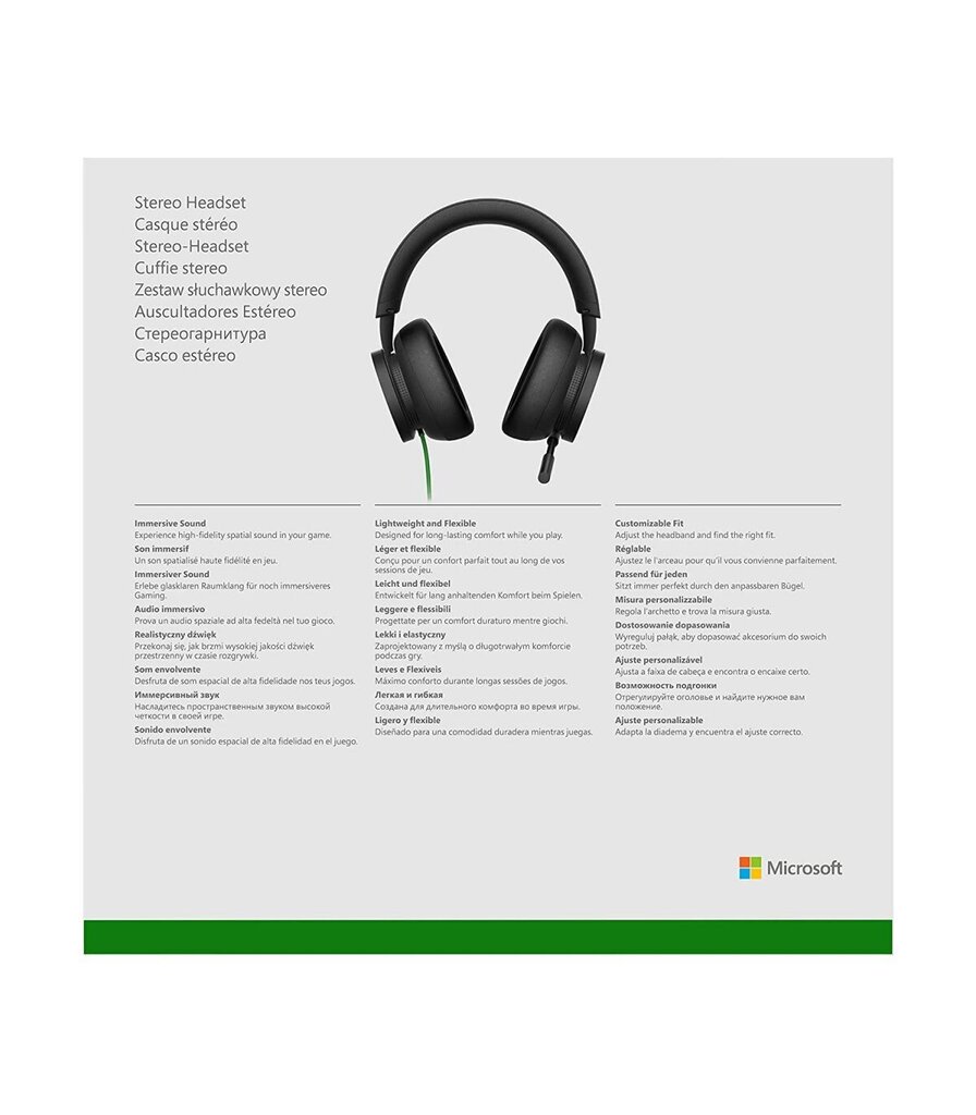 Microsoft Xbox Stereo Headset (8LI-00002) cena un informācija | Austiņas | 220.lv