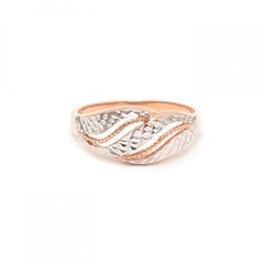 Золотое кольцо с покрытием из белого родия ZGXVGAR503222 цена и информация | Кольца | 220.lv