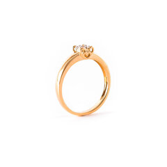 Золотое кольцо с бриллиантами ZGFJ005531R5RD цена и информация | Кольца | 220.lv