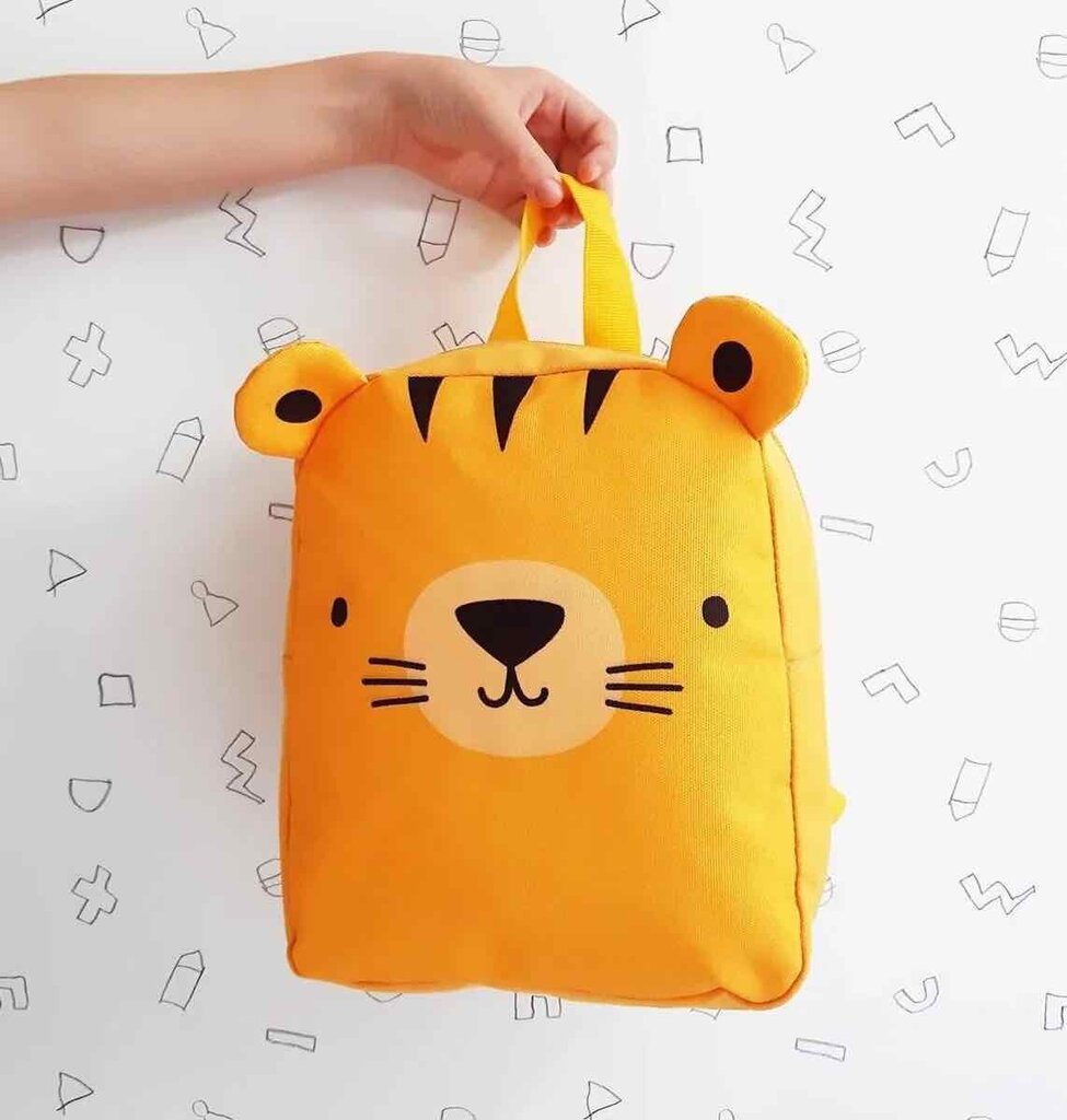 Little backpack: Tiger - A Little Lovely Company (Maza mugursoma Tīģeris) cena un informācija | Sporta somas un mugursomas | 220.lv