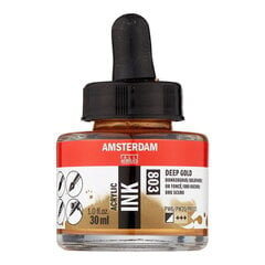 Akrila tinte Amsterdam 30ml Deep Gold cena un informācija | Modelēšanas un zīmēšanas piederumi | 220.lv