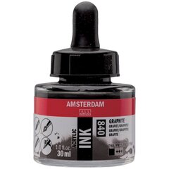 Akrila tinte Amsterdam 30ml Graphite cena un informācija | Modelēšanas un zīmēšanas piederumi | 220.lv