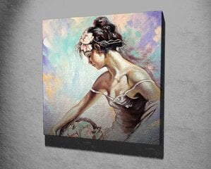 Репродукция Девушка с цветами в волосах цена и информация | Картины | 220.lv