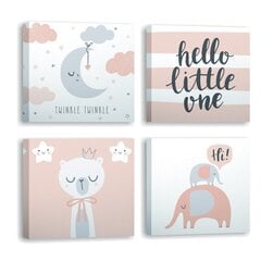 Četru daļu reprodukcija Hello little one цена и информация | Картины | 220.lv